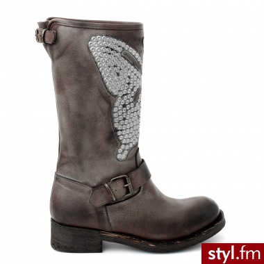 Venezia KOZAKI 2204 GRI TDM - Kozaki Buty Moda