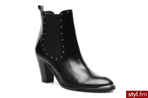 Georgia Rose PÓŁBUTY I BOTKI TEKILO BY (Czarny) - Botki Buty Moda