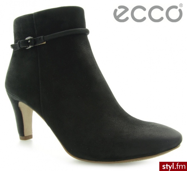 Ecco BOTKI NEPHI BLACK - Botki Buty Moda