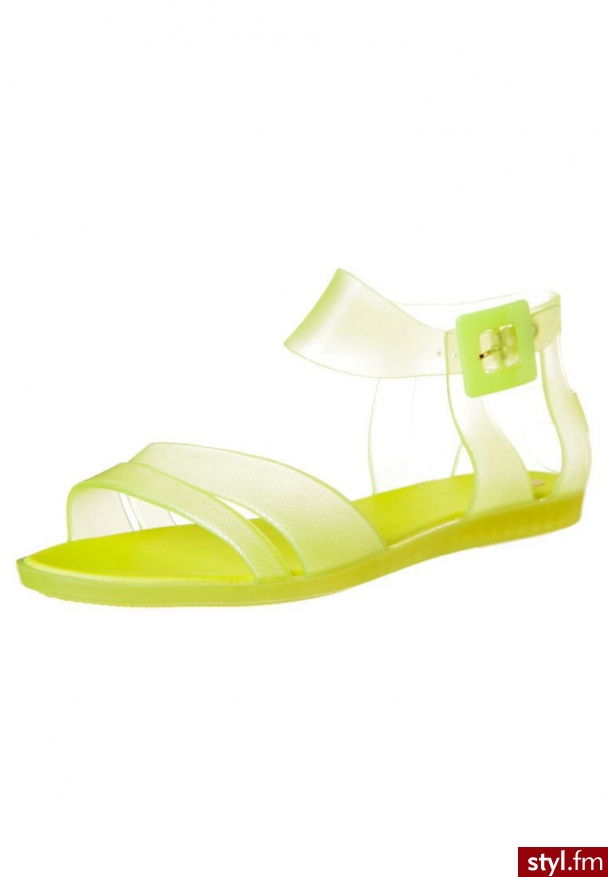 Mel by Melissa MACADAMIA Sandały kąpielowe żółty (32080) - Sandały Buty Moda
