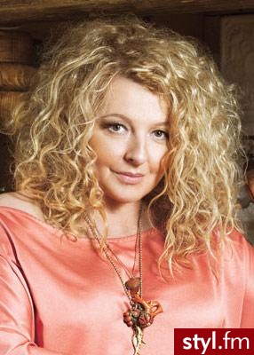 Blond Rozpuszczone Kręcone Na co dzień Średnie Fryzury