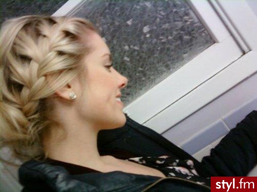 Blond Warkocze Proste Na co dzień Długie Fryzury