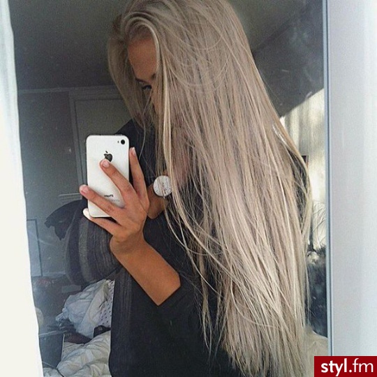 Blond Rozpuszczone Proste Na co dzień Długie Fryzury