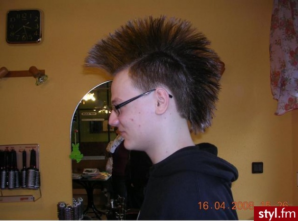 Punk Rock Alternatywne Średnie Fryzury