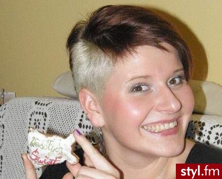 Kolorowe Rozpuszczone Proste z grzywką Na co dzień Krótkie Fryzury