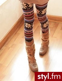 Leginsy Spodnie Moda