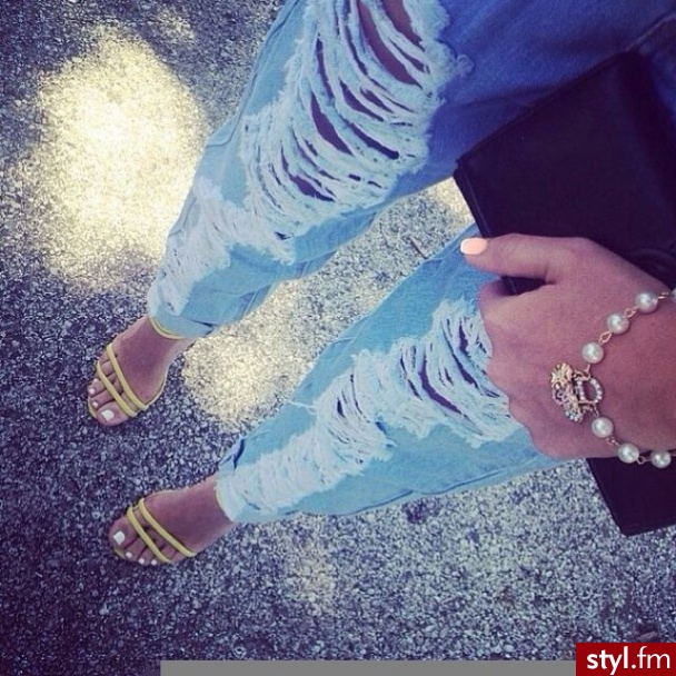 Jeansy Spodnie Moda