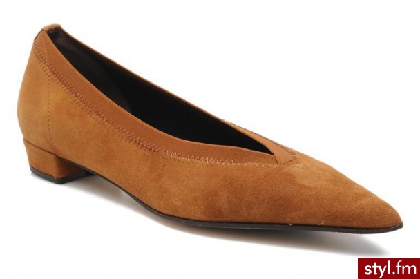Elizabeth Stuart BALERINKI XICO BY ELIZABETH STUART (Brązowy) - Balerinki Buty Moda