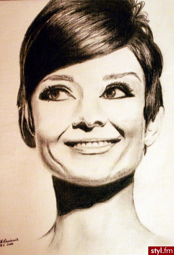 Moje dzieło:). Audrey Hepburn - Misz-masz