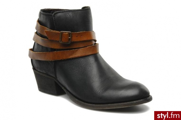 H By Hudson PÓŁBUTY I BOTKI HORRIGAN BY H BY HUDSON (Czarny) - Botki Buty Moda