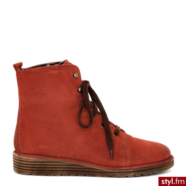 Venezia BOTKI SZNUROWANE 42593201I BRI - Botki Buty Moda