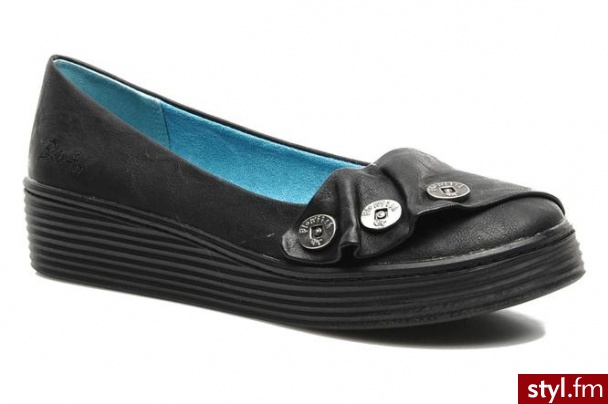 Blowfish Balerinki BEPPER by (Czarny) - Balerinki Buty Moda