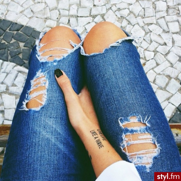 Jeansy Spodnie Moda