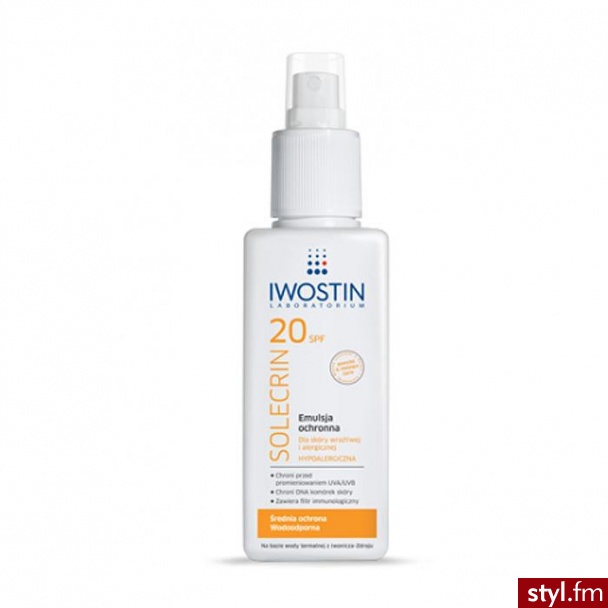 IWOSTIN SOLECRIN emulsja ochronna SPF 20 125 ml - Emu Buty Moda