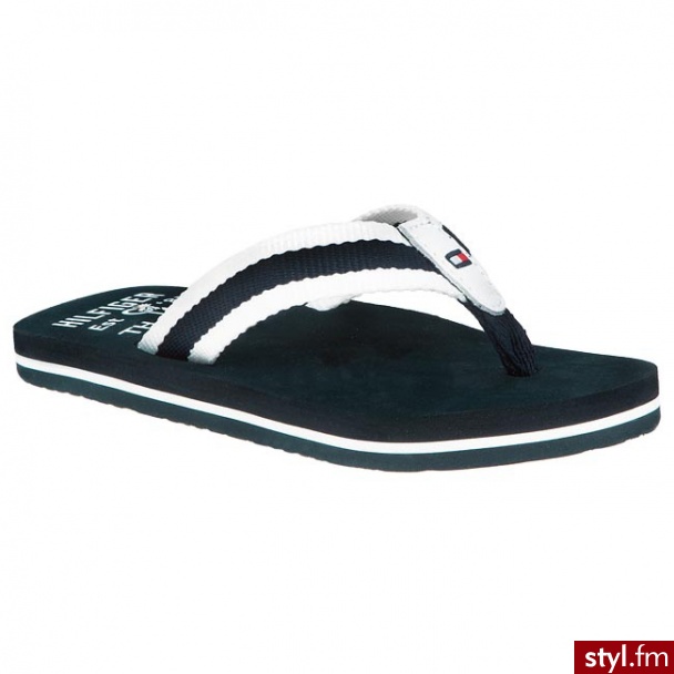 TOMMY HILFIGER Japonki Flipper 2 FU56815468 100 - Klapki Buty Moda