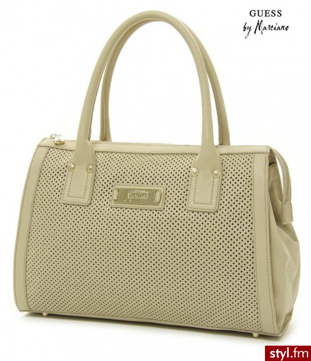 Guess by Marciano LEATHER SATCHEL BAG - Torebki na co dzień Torebki Moda