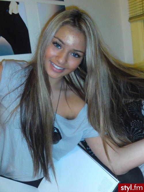 Blond Rozpuszczone Proste Na co dzień Długie Fryzury