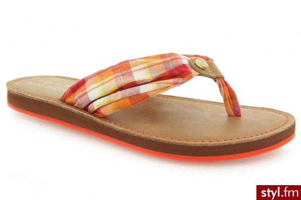Tommy Hilfiger MONICA 6b RED ORANGE - Klapki Buty Moda