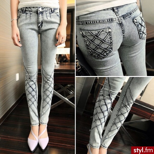 Jeansy Spodnie Moda