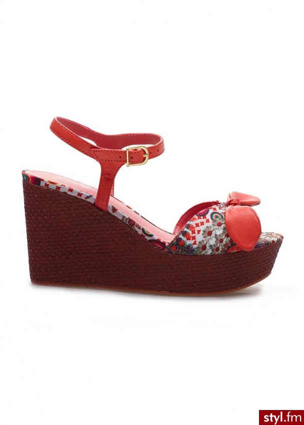 Sandały DESIGUAL meg 2 na koturnie - Koturny Buty Moda
