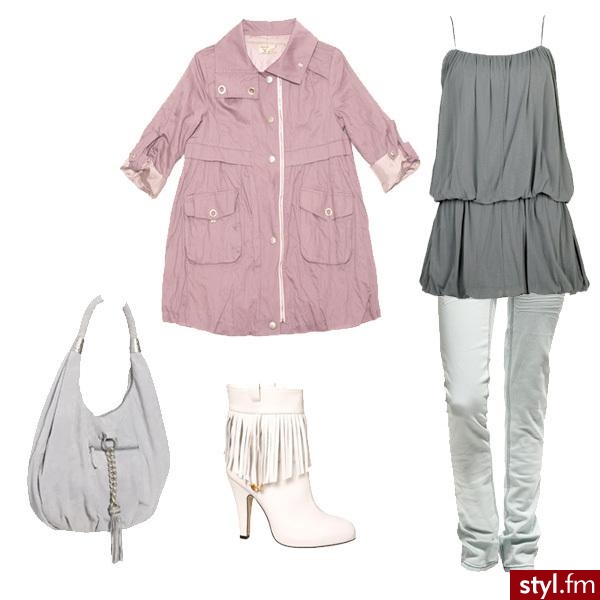 kurtka Reserved 179 zł, torba Stradivarius 199,90 zł, bluzka Cubus 79,90 zł, spodnie Tally Weijl 79,90 zł, buty Topshop ok. 425 zł - Styler