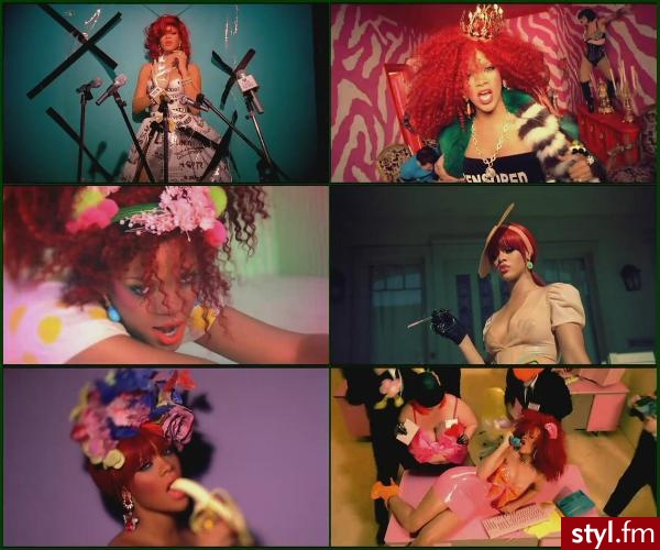 Rihanna - S&M 
http://www.youtube.com/watch?v=KdS6HFQ_LUc - Misz-masz