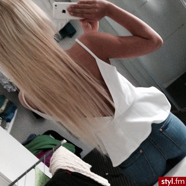 Blond Rozpuszczone Proste Na co dzień Długie Fryzury