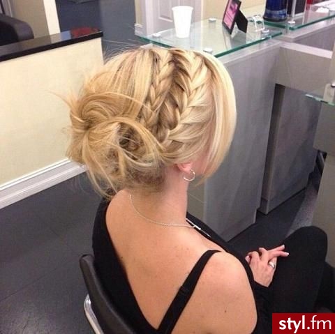 Blond Upięcie Proste Na co dzień Długie Fryzury