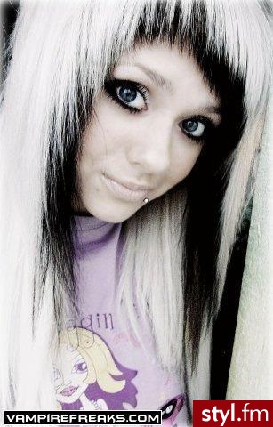 EMO Alternatywne Średnie Fryzury