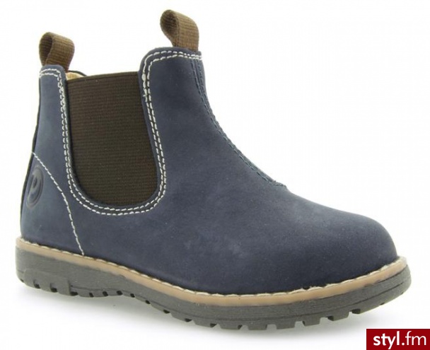 Primigi BOTKI LAUREN NABUK NAVY - Botki Buty Moda