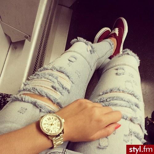 Jeansy Spodnie Moda