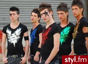 Punk Rock Alternatywne Średnie Fryzury