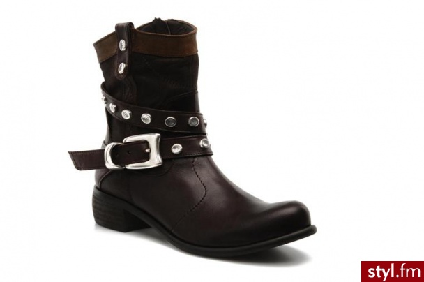 Regard PÓŁBUTY I BOTKI RACIKA BY REGARD (Brązowy) - Botki Buty Moda