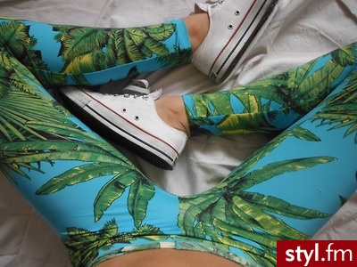 Leginsy Spodnie Moda