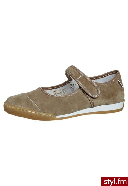 Josef Seibel ANJA Baleriny z zapięciem beżowy - Balerinki Buty Moda