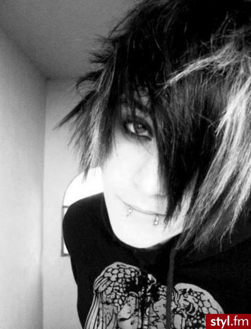 EMO Alternatywne Średnie Fryzury