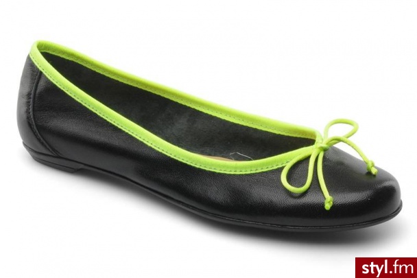 Valensi BALERINKI VEGA BY (Czarny) - Balerinki Buty Moda