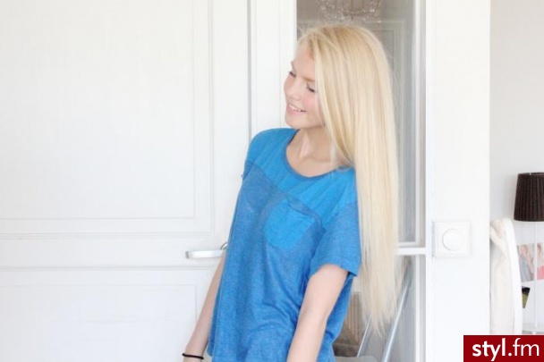 Blond Rozpuszczone Proste Na co dzień Długie Fryzury