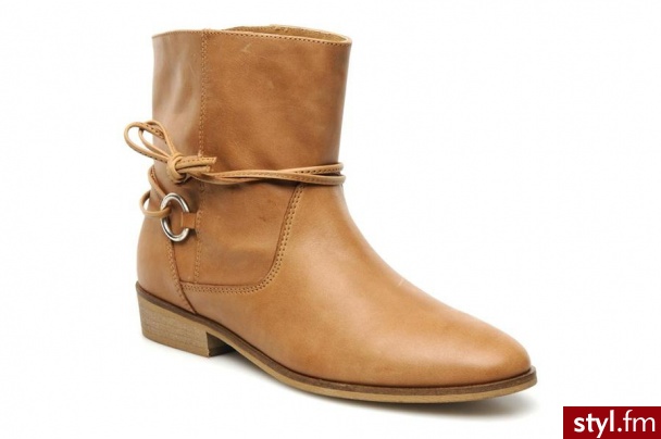 Georgia Rose PÓŁBUTY I BOTKI GIORIS BY (Brązowy) - Botki Buty Moda