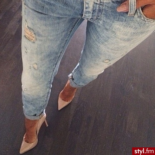 Jeansy Spodnie Moda