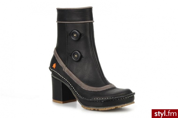 Art PÓŁBUTY I BOTKI TATE 701 BY ART (Czarny) - Botki Buty Moda