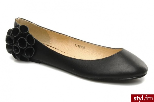 Friis &amp; company BALERINKI CORDULA BY FRIIS &AMP; COMPANY (Czarny) - Balerinki Buty Moda