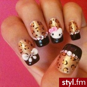 hello kitty - Paznokcie