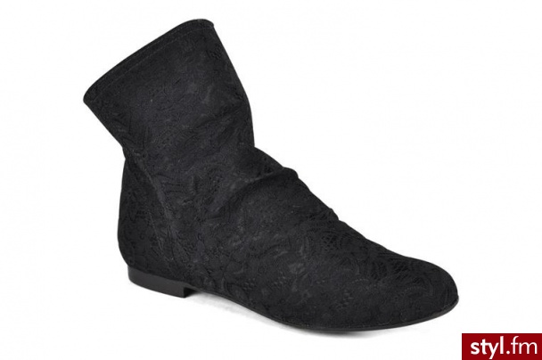 Tatoosh PÓŁBUTY I BOTKI ISPAHAN BY TATOOSH (Czarny) - Botki Buty Moda