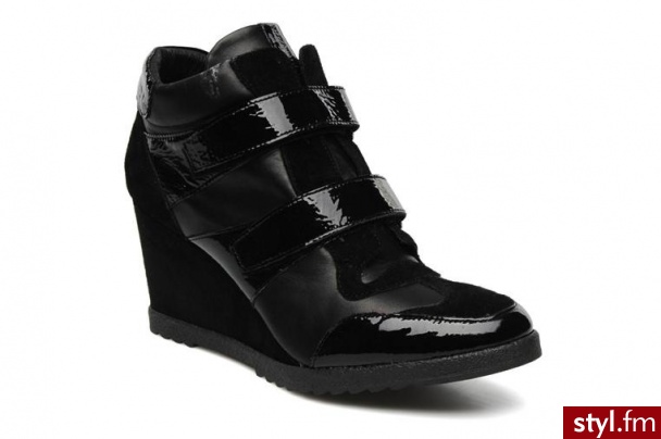 Elizabeth Stuart MODNE TENISÓWKI HELENA BY 62726702 Noir - Koturny Buty Moda