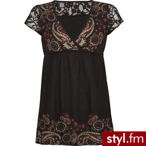 FULL TILT Lace Sleeve Womens Top - Polyvore. Pobrano ze strony: http://www.polyvore.com/full_tilt_lace_sleeve_womens/thing?id=26284741 - Pozostałe Ciuchy Moda