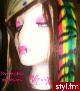 EMO Alternatywne Średnie Fryzury
