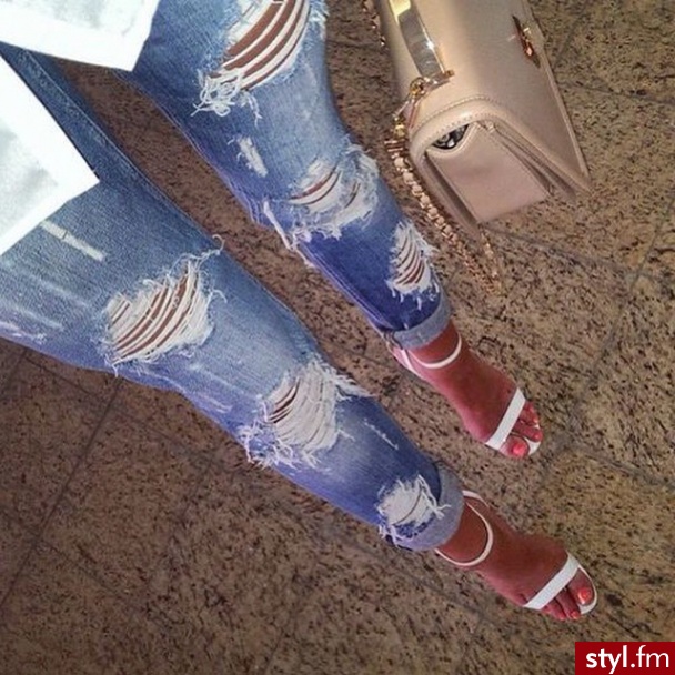 Jeansy Spodnie Moda