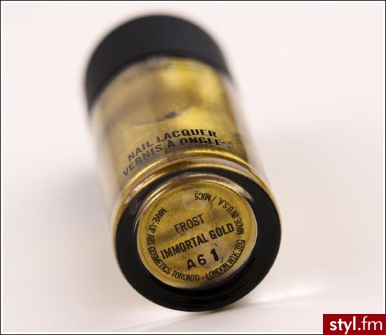 MAC Immortal Gold Nail Lacquer - Paznokcie