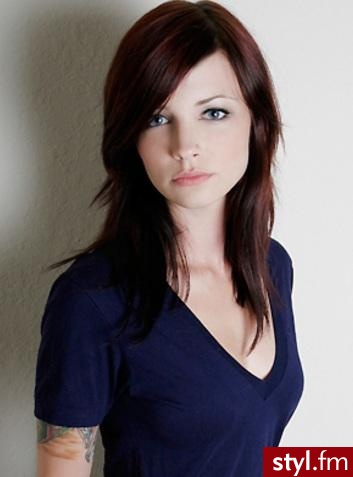 Średnie Fryzury